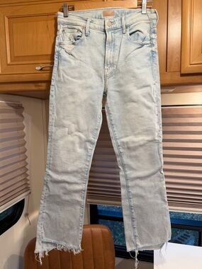 MOTHER Insider Step Crop Fray